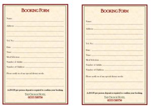 Hotel Booking Form