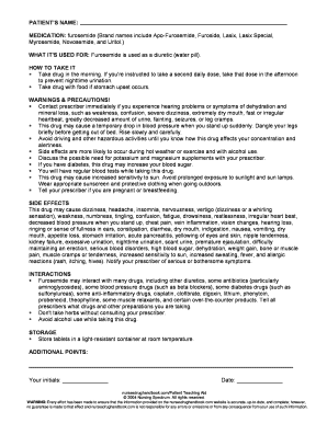 Furosemide Patient Medication Guide