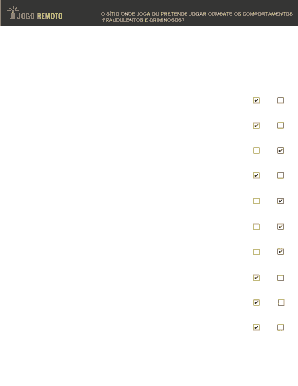 Lista de verificação do jogo responsável da BWIN