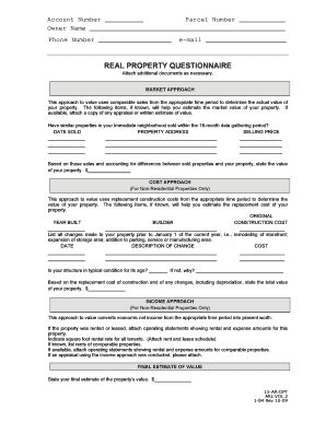 Real Property Questionnaire