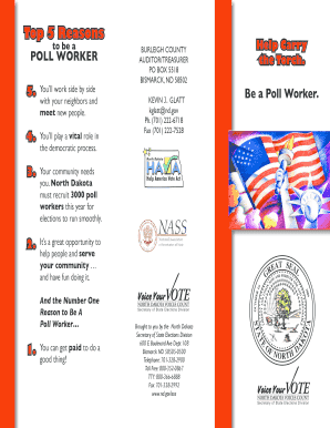 Poll Worker Application Form