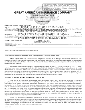 California Contract Bond
