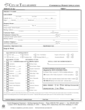 Commercial Building Permit Application