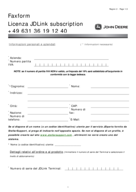 Licenza JDLink subscription