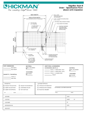 EdgeBox Style B Order Specification Form