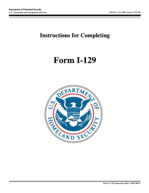 Form I-129 Petition for Nonimmigrant Worker