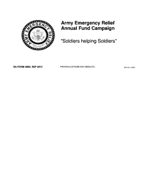 DA FORM 4908, FEB 2012 - Page 1 of 5 - Army Emergency Relief - armypubs army