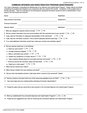 Medical resident evaluation comments examples - Command sponsor and indoctrination program questionnaire