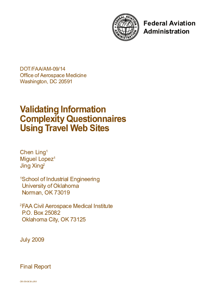 Validating Information Complexity Questionnaires Using Travel Web Sites Preview on Page 1