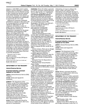 IRS Form 6627 Notice