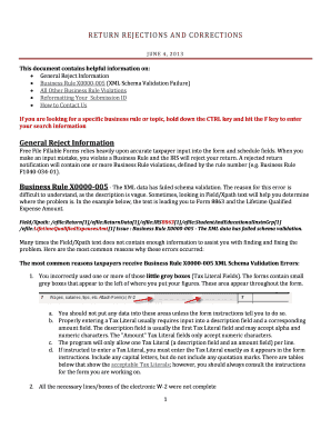 IRS Tax Return Rejection Guide