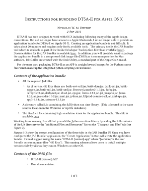 Paps cover sheet - Instructions for bundling DTSA-II for Apple OS X - cstl nist