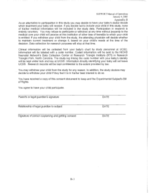 SUPPORT Manual of Operations