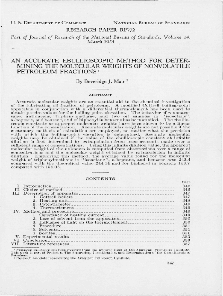 Get the free Department Commerce National Bureau Standards Preview on Page 1