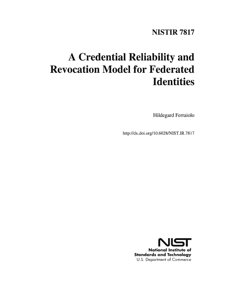 A Credential Reliability and Preview on Page 1