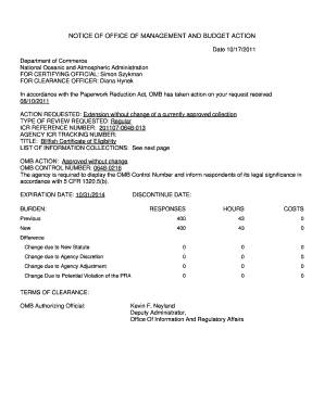 Billfish Certificate of Eligibility renewal - NOAA - cio noaa