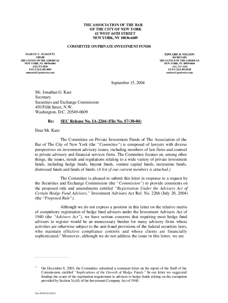 www2 nycbar Publications44thStreetNotesThe Association of the Bar of the City of New York - 44th Preview on Page 1