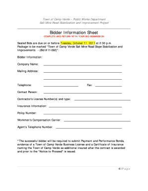 NOTICE TO BIDDERS
