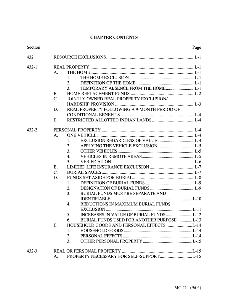 RESOURCE EXCLUSIONS Preview on Page 1