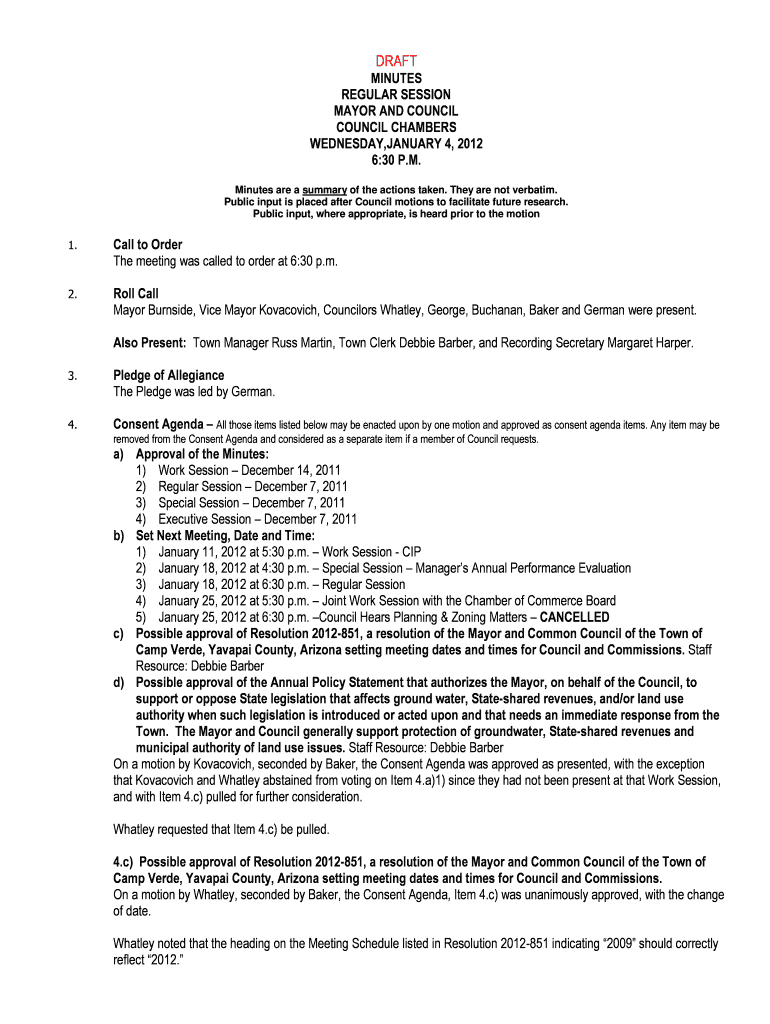 Public input, where appropriate, is heard prior to the motion Preview on Page 1