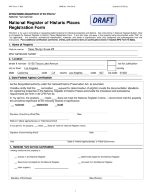 National Register of Historic Places Registration Form