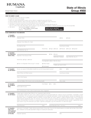 Illinois Dental Claim Form