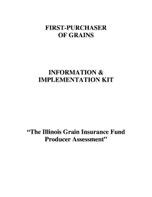 Illinois Grain Seller Assessment Form