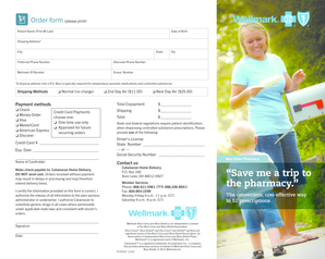 Wellmark Home Delivery Order Form