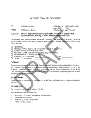 Nevada Medicaid Provider Agreement