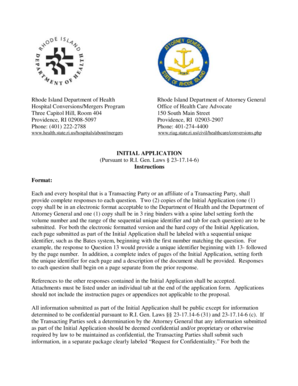 Blank Application - Rhode Island Department of Health - health ri