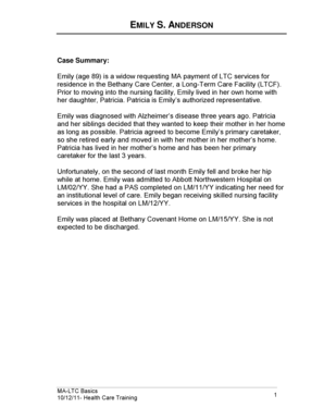 Minnesota Long-Term Care Services Application