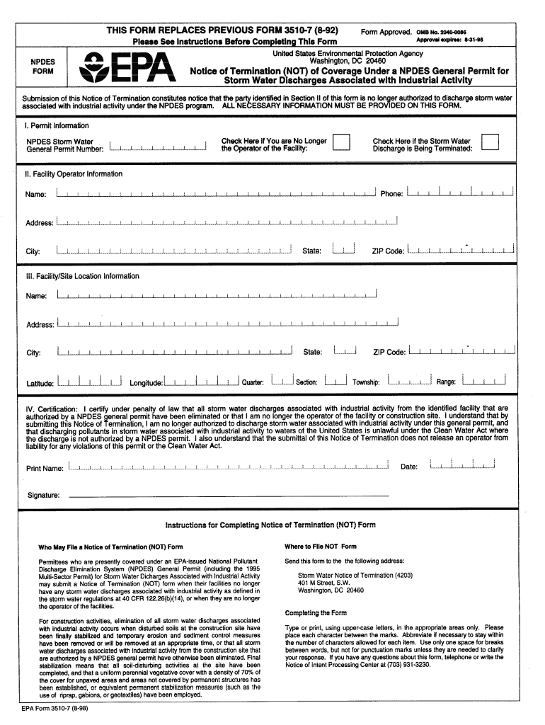 THIS FORM REPLACES PREVIOUS FORM 3510-7 (8-92) Please - ftp dot state tx Preview on Page 1