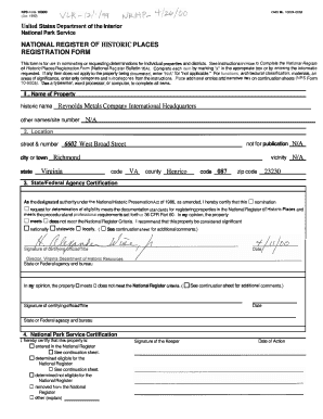 National Register of Historic Places Registration Form