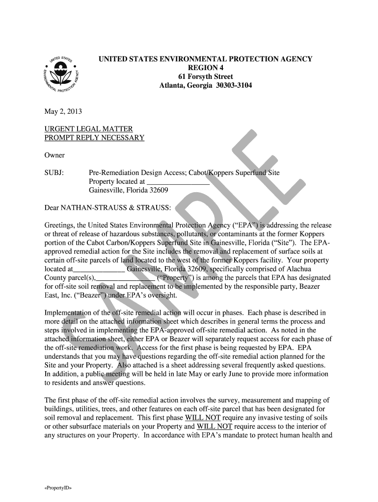 MODEL ACCESS COVER LETTER w Access Authorization Form - alachuacounty Preview on Page 1