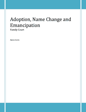 Adoption, Name Change and