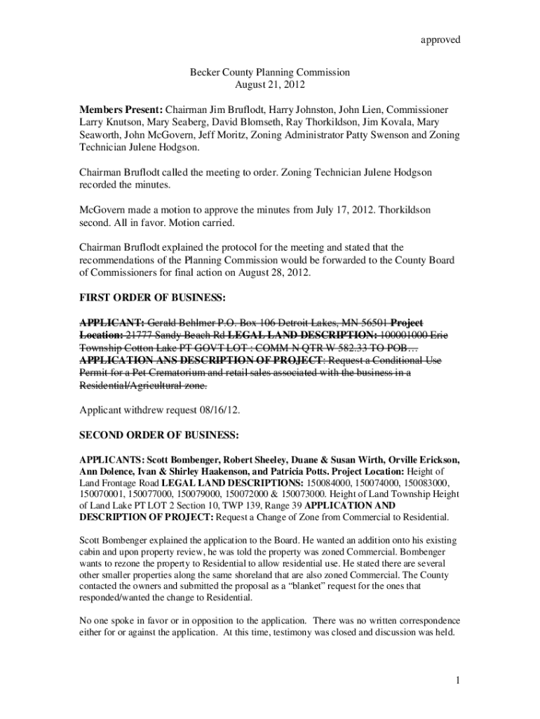 Chairman Jim Bruflodt , John Lien, Commissioner Larry Knutson Preview on Page 1