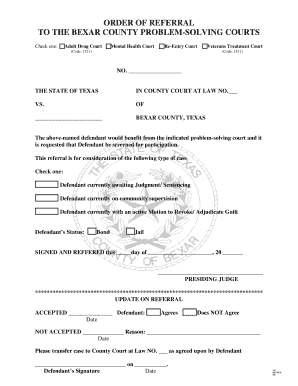 VTC Referral Packet - Bexar County
