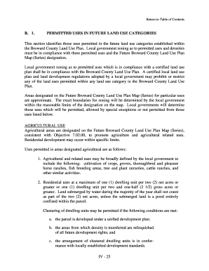 PERMITTED USES IN FUTURE LAND USE CATEGORIES