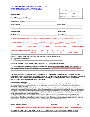 Culpeper youth basketball