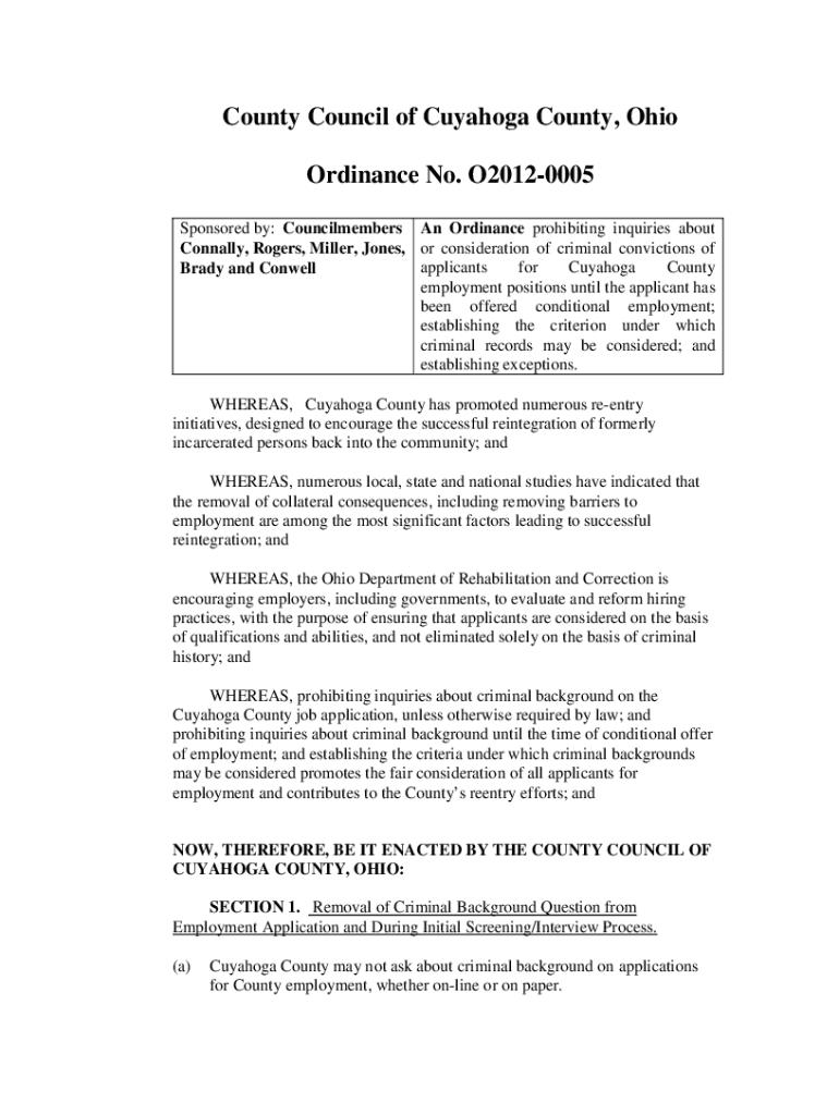 council cuyahogacounty uspdfcouncilen-USCounty Council of Cuyahoga County, Ohio Ordinance No O2012-0 Preview on Page 1