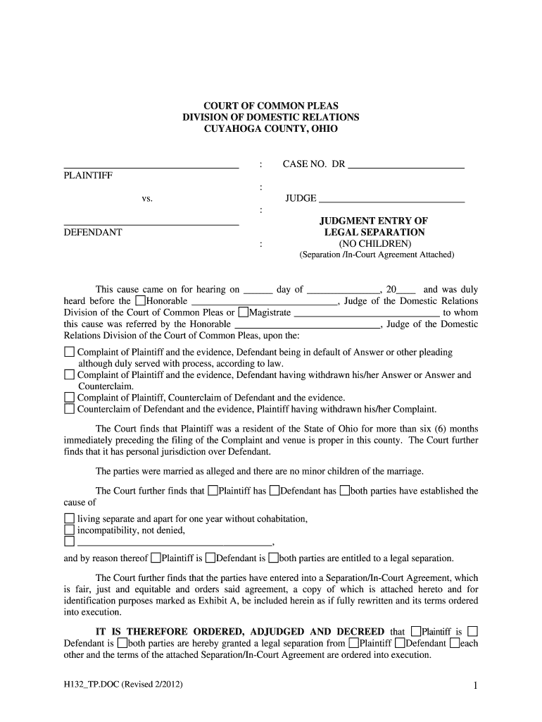 Ohio H132 Form Fill Online Printable Fillable Blank PdfFiller