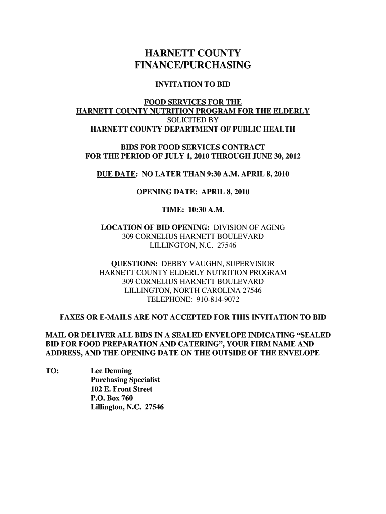 Fillable Online Doing Business Cumberland County NC Fax Email