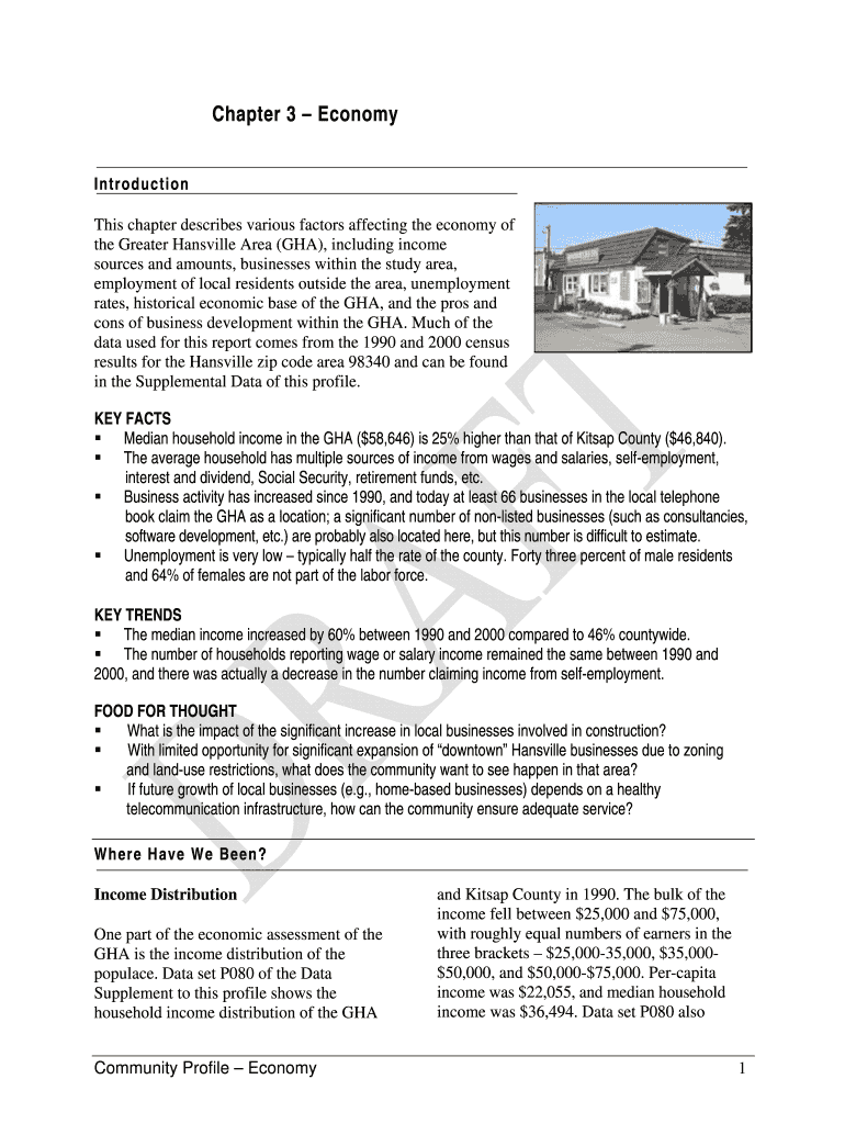 Chapter 3 Economy - Kitsap County Government Preview on Page 1