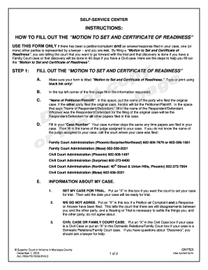 Fillable Online superiorcourt maricopa GNT52i doc Superior Court