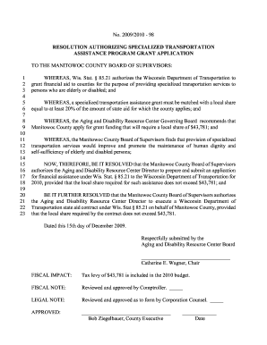 Public Safety meeting notice format (short form)