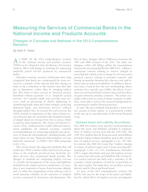 Measuring the Services of Commercial Banks in the