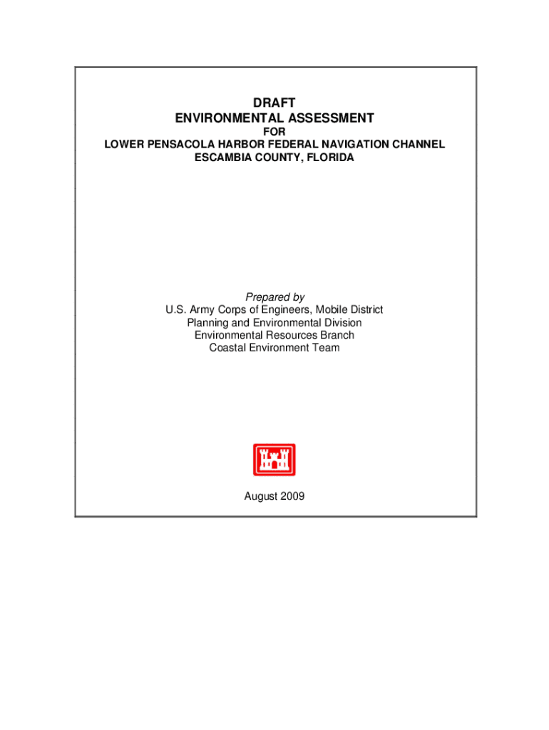 DRAFT ENVIRONMENTAL ASSESSMENT - Mobile District - U S Army Preview on Page 1