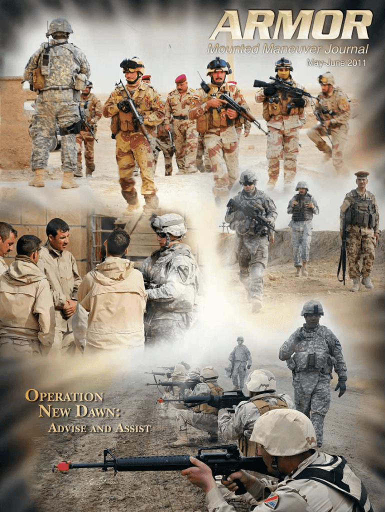 The Professional Bulletin of the Armor Branch, Headquarters Preview on Page 1