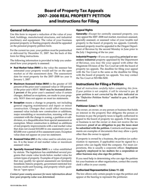 Oregon Real Property Petition