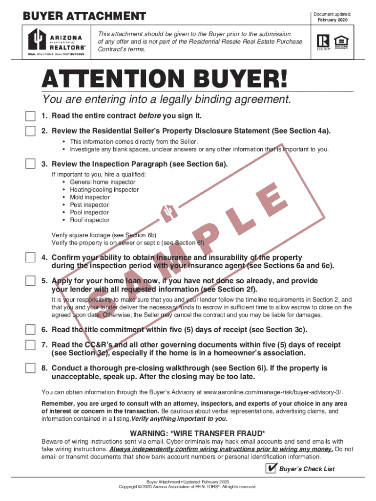 arizona real estate purchase contract pdf Preview on Page 1